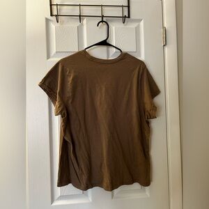 Brown Casual T-Shirt